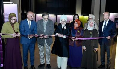 Kurdeleyi Emine Erdoğan kesti! Saklı Kalanlar Sergisi açıldı