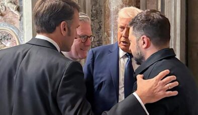 Liderler Papa’nın cenazesini fırsat bildi! Ayaküstü Ukrayna zirvesi
