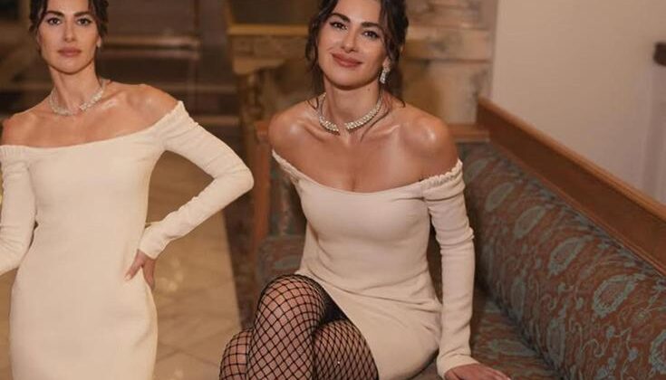 Nesrin Cevadzade’den bornozlu balkon paylaşımı